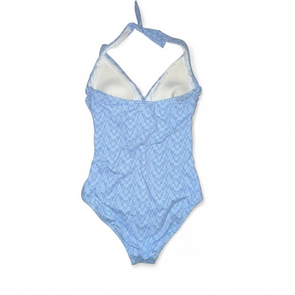 Melissa Odabash Zanzibar One Piece Swimsuit with built in pads Halter Neck SZ 4 - Picture 2 of 10